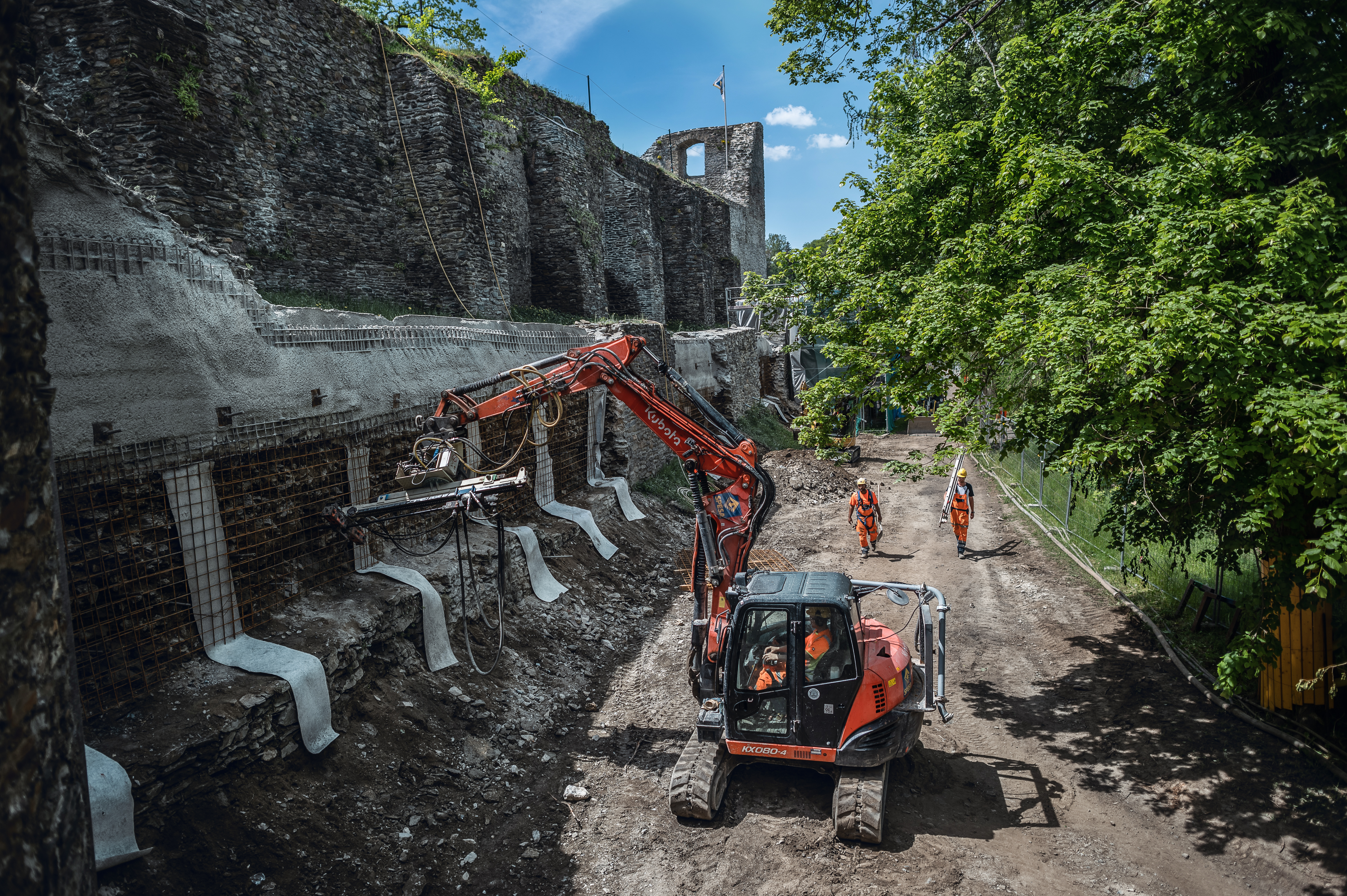  Die Burgruine Elsterberg wurde von der Spesa Spezialbau und Sanierung umfangreich saniert und instandgesetzt