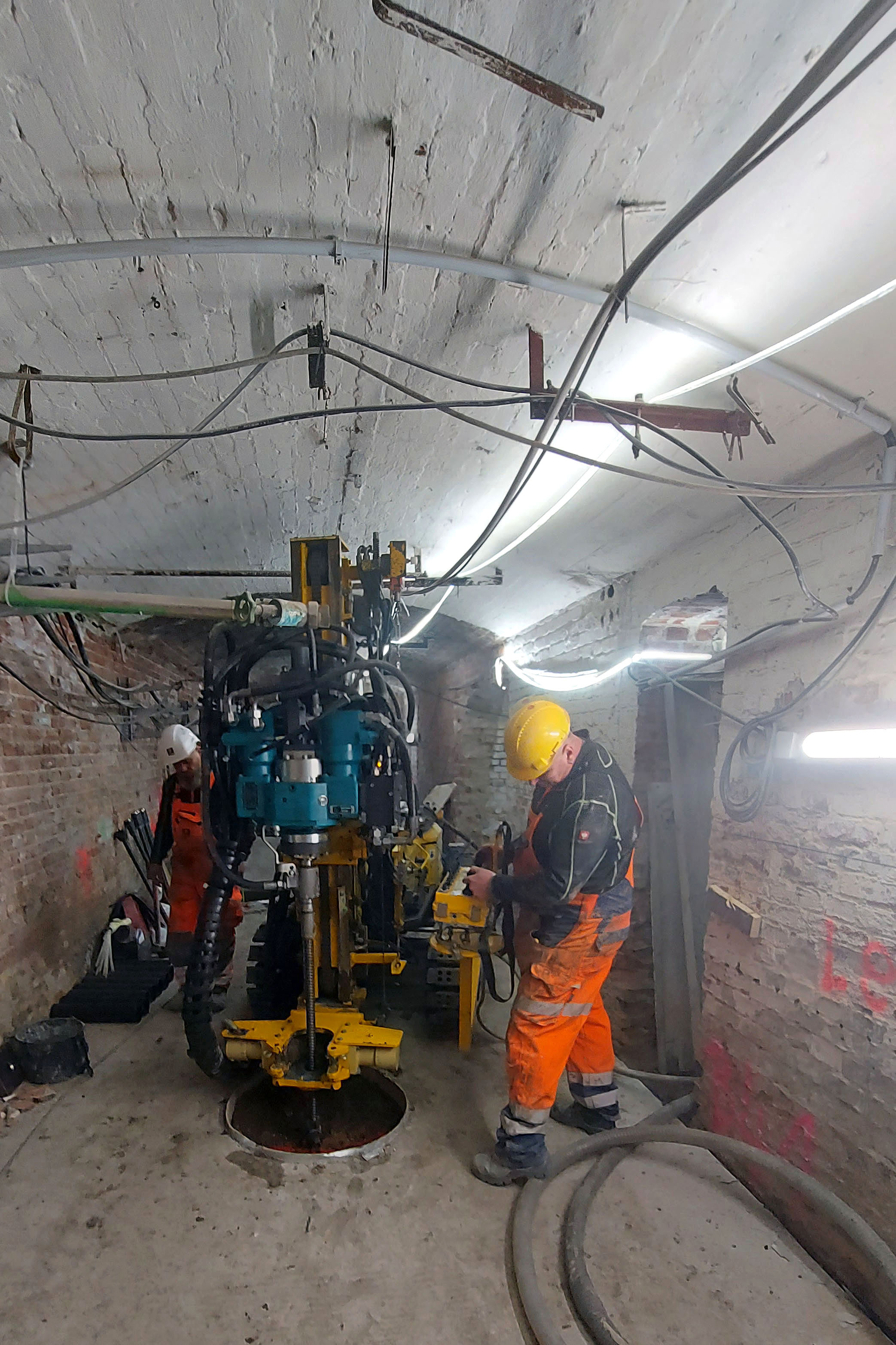 Das Spesa-Team stellte 195 Pfähle mit einer Länge von bis zu 10 m her.