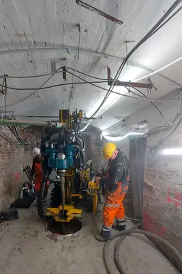 Das Spesa-Team stellte 195 Pfähle mit einer Länge von bis zu 10 m her. 